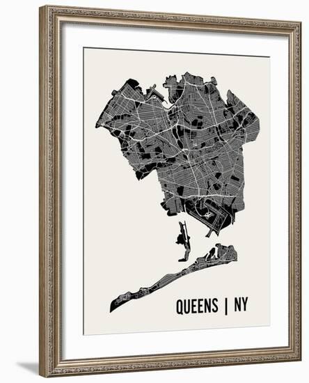 Queens-Mr City Printing-Framed Art Print