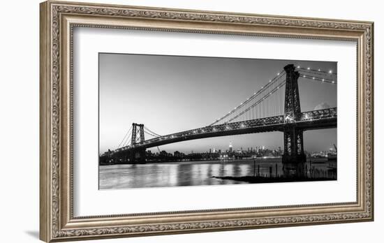 Queensboro Bridge and Manhattan from Brooklyn, NYC-Michel Setboun-Framed Giclee Print