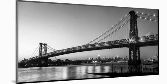 Queensboro Bridge and Manhattan from Brooklyn, NYC-Michel Setboun-Mounted Giclee Print