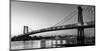 Queensboro Bridge and Manhattan from Brooklyn, NYC-Michel Setboun-Mounted Giclee Print