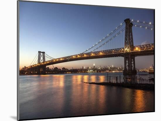 Queensboro Bridge and Manhattan from Brooklyn, NYC-Michel Setboun-Mounted Giclee Print