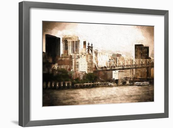 Queensboro Bridge-Philippe Hugonnard-Framed Giclee Print