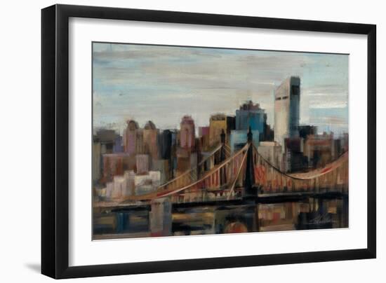 Queensboro Bridge-Silvia Vassileva-Framed Art Print