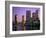 Queensland, Brisbane, View of the Business District at Dusk, Australia-Paul Harris-Framed Photographic Print