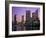 Queensland, Brisbane, View of the Business District at Dusk, Australia-Paul Harris-Framed Photographic Print