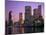 Queensland, Brisbane, View of the Business District at Dusk, Australia-Paul Harris-Mounted Photographic Print