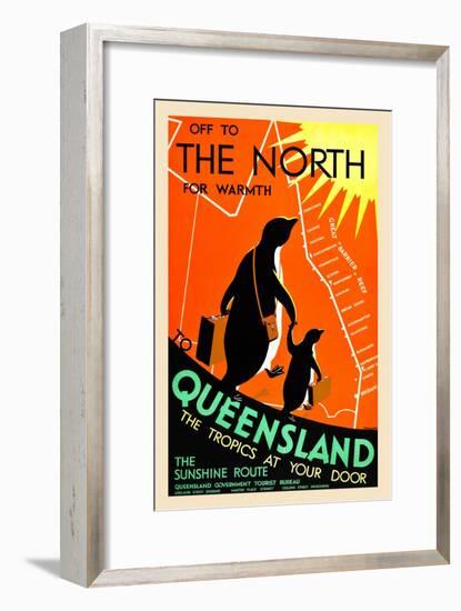 Queensland; The Tropics At Your Door-Percy Trompf-Framed Premium Giclee Print