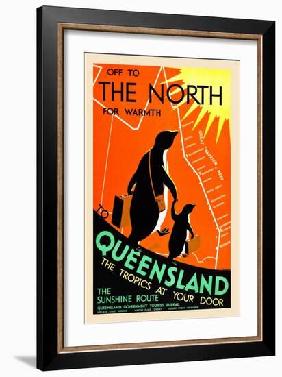 Queensland; The Tropics At Your Door-Percy Trompf-Framed Art Print