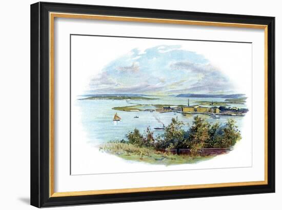 Queenstown/Cobh, Harbour for Cork City-null-Framed Giclee Print