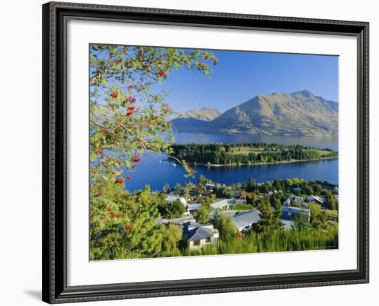 Queenstown, Lake Wakatipu, Otago, South Island, New Zealand, Australasia-Robert Francis-Framed Photographic Print