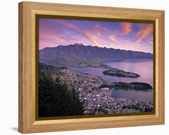 Queenstown, Lake Whakatipu, New Zealand-Doug Pearson-Framed Premier Image Canvas