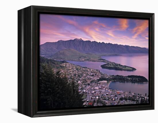 Queenstown, Lake Whakatipu, New Zealand-Doug Pearson-Framed Premier Image Canvas