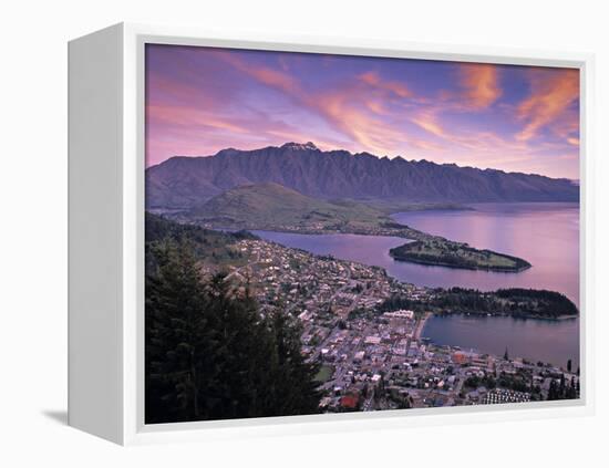 Queenstown, Lake Whakatipu, New Zealand-Doug Pearson-Framed Premier Image Canvas
