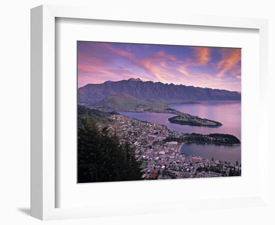 Queenstown, Lake Whakatipu, New Zealand-Doug Pearson-Framed Photographic Print