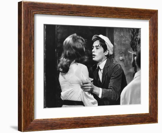 Quelle joie by vivre by Rene Clement with Barbara Lass and Alain Delon, 1961 (b/w photo)-null-Framed Photo