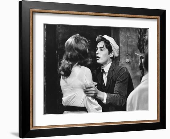 Quelle joie by vivre by Rene Clement with Barbara Lass and Alain Delon, 1961 (b/w photo)-null-Framed Photo