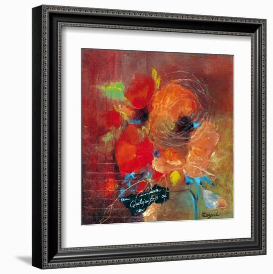 Quelque fois-Huguette Lagacé-Framed Art Print