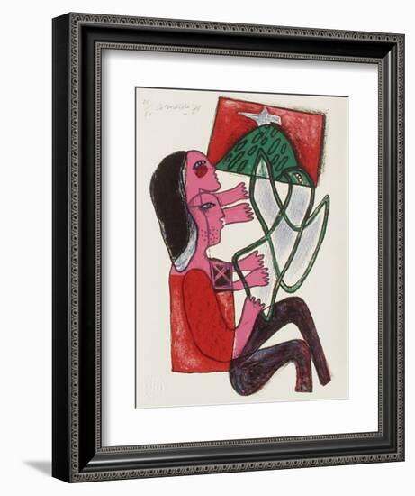 Quelques morceaux de vie folle 1-Guillaume Corneille-Framed Limited Edition