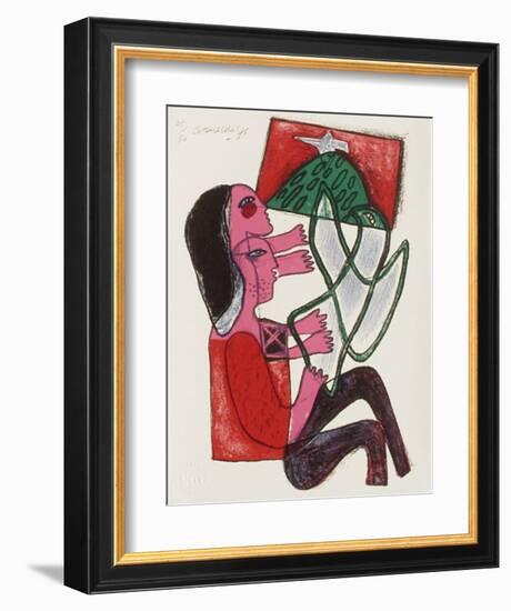 Quelques morceaux de vie folle 1-Guillaume Corneille-Framed Limited Edition