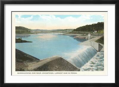Quemahoning Dam, Pennsylvania' Art Print
