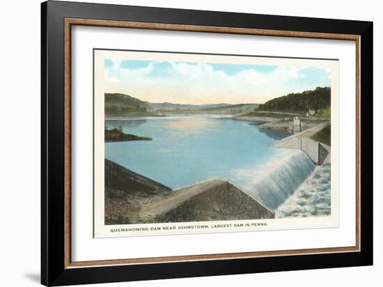Quemahoning Dam, Pennsylvania-null-Framed Premium Giclee Print