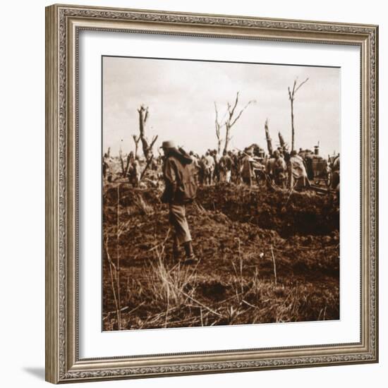 Quennevières, northern France, c1914-c1918-Unknown-Framed Photographic Print