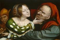 Ill-Matched Lovers, 1520-25-Quentin Massys-Art Print