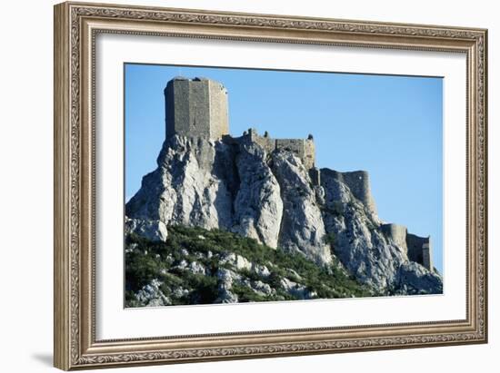 Queribus Castle, Perpignan, Languedoc-Roussillon, France, 13th-16th Century-null-Framed Giclee Print