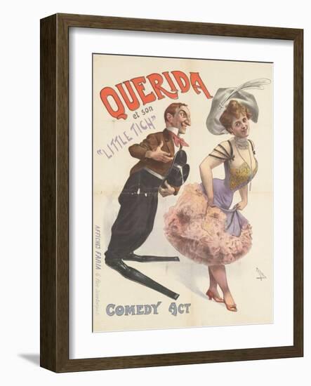 Querida et son "little tich"-null-Framed Giclee Print