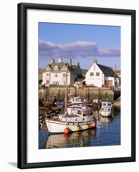 Query Weymouth Harbour, Weymouth, Dorset, England, United Kingdom-J Lightfoot-Framed Photographic Print