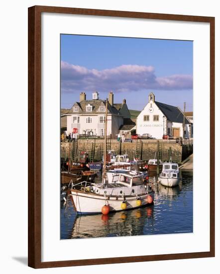 Query Weymouth Harbour, Weymouth, Dorset, England, United Kingdom-J Lightfoot-Framed Photographic Print