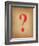 Question Mark-Jeanne Stevenson-Framed Giclee Print