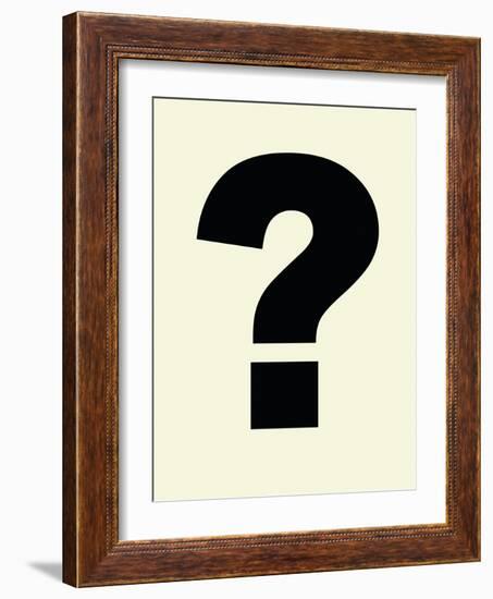 Question Mark-Philip Sheffield-Framed Giclee Print