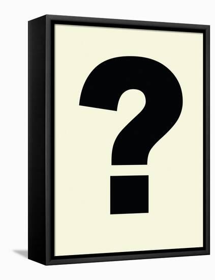 Question Mark-Philip Sheffield-Framed Premier Image Canvas