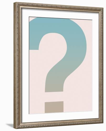 Question-Max Carter-Framed Giclee Print