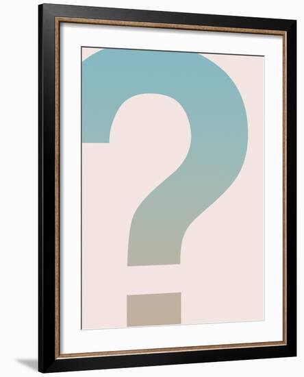 Question-Max Carter-Framed Giclee Print