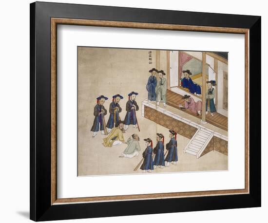 Questioning a Prisoner-Kim Junkeun-Framed Giclee Print