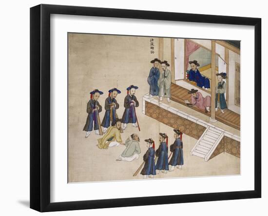 Questioning a Prisoner-Kim Junkeun-Framed Giclee Print