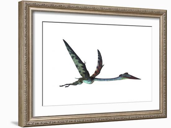 Quetzalcoatlus Predatory Pterosaur-null-Framed Art Print