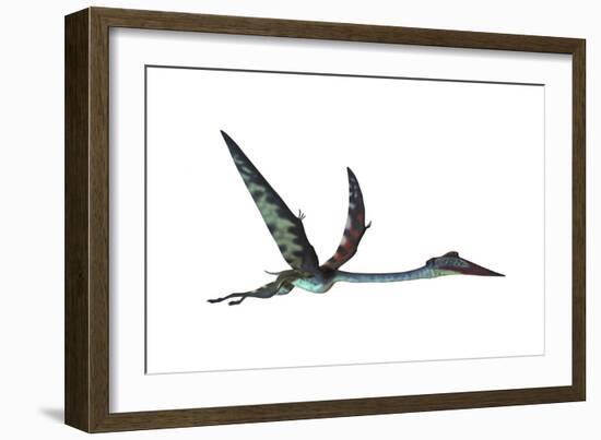 Quetzalcoatlus Predatory Pterosaur-null-Framed Art Print