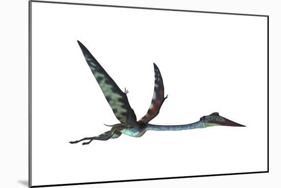 Quetzalcoatlus Predatory Pterosaur-null-Mounted Art Print