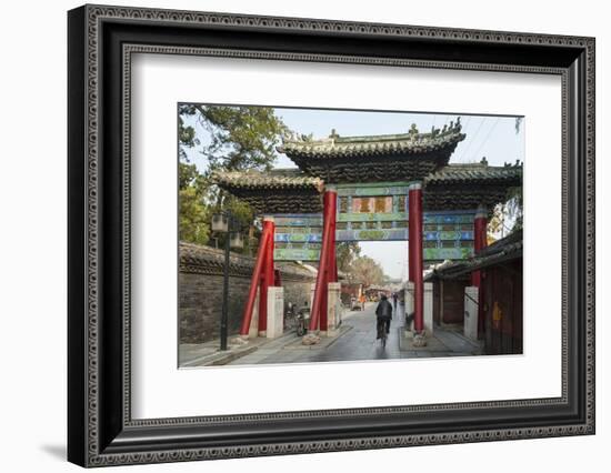 Qufu, Shandong province, China, Asia-Michael Snell-Framed Photographic Print