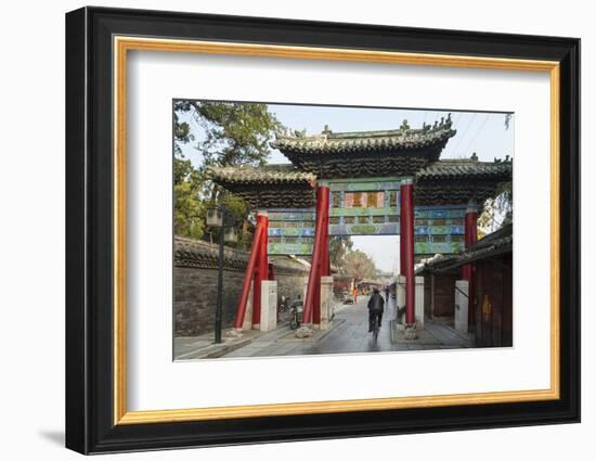 Qufu, Shandong province, China, Asia-Michael Snell-Framed Photographic Print