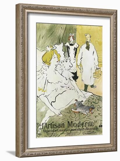 Qui, L'Artisan Moderne, 1894-Henri de Toulouse-Lautrec-Framed Giclee Print