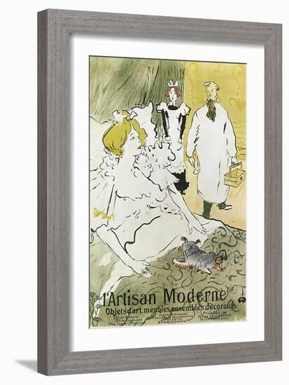 Qui, L'Artisan Moderne, 1894-Henri de Toulouse-Lautrec-Framed Giclee Print