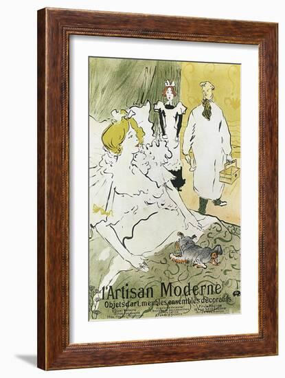 Qui, L'Artisan Moderne, 1894-Henri de Toulouse-Lautrec-Framed Giclee Print