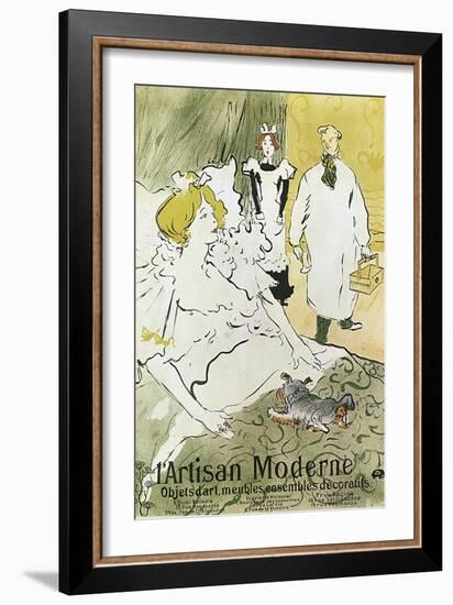 Qui, L'Artisan Moderne, 1894-Henri de Toulouse-Lautrec-Framed Giclee Print