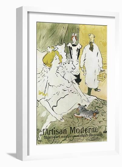 Qui, L'Artisan Moderne, 1894-Henri de Toulouse-Lautrec-Framed Giclee Print