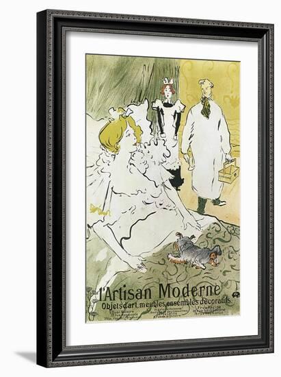 Qui, L'Artisan Moderne, 1894-Henri de Toulouse-Lautrec-Framed Giclee Print