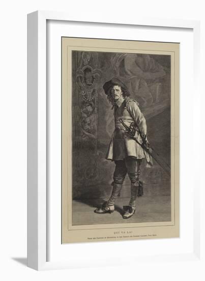 Qui Va La?-Jean-Louis Ernest Meissonier-Framed Giclee Print